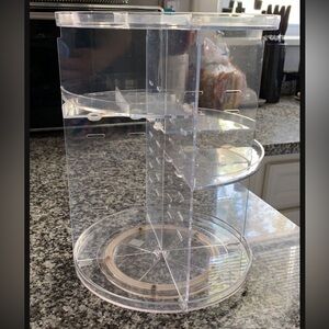 Rotating Acrylic Makeup Organizer